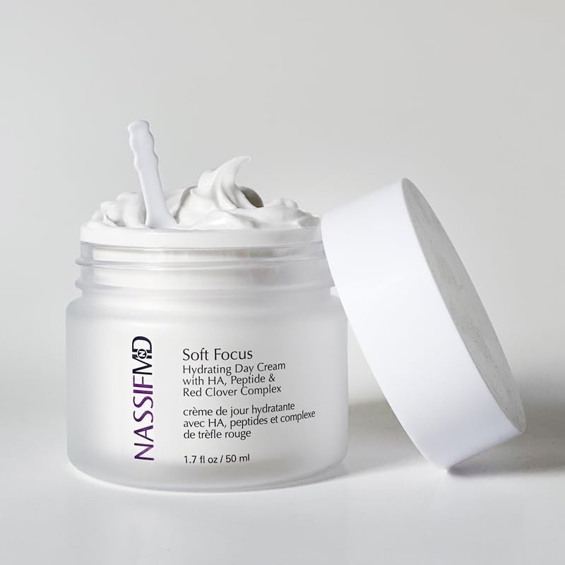 image:imageNASSIFMD Pure Hydration Targeted Face Moisturizer AntiAging Hydrating Cream for Day or Night Soft Focus Pore Blurring or Pure Hydration Rejuvenating Overnight RepairDay Cream