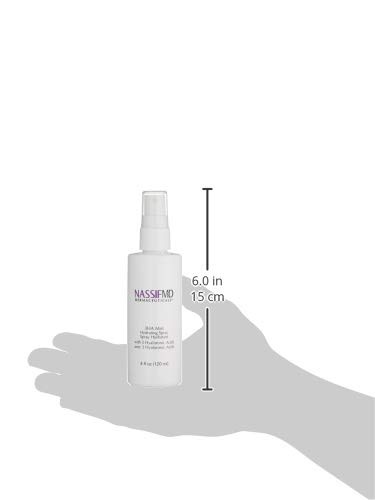 image:imageNassifMD 3HA Instant Hydrating Facial Mist Contains 3 Types of Hyaluronic Acid to Keep Your Face Refreshed and Hydrated Decreases Look of Skin Puffiness Dark Circles and Fine Lines4 Fl Oz Pack of 1