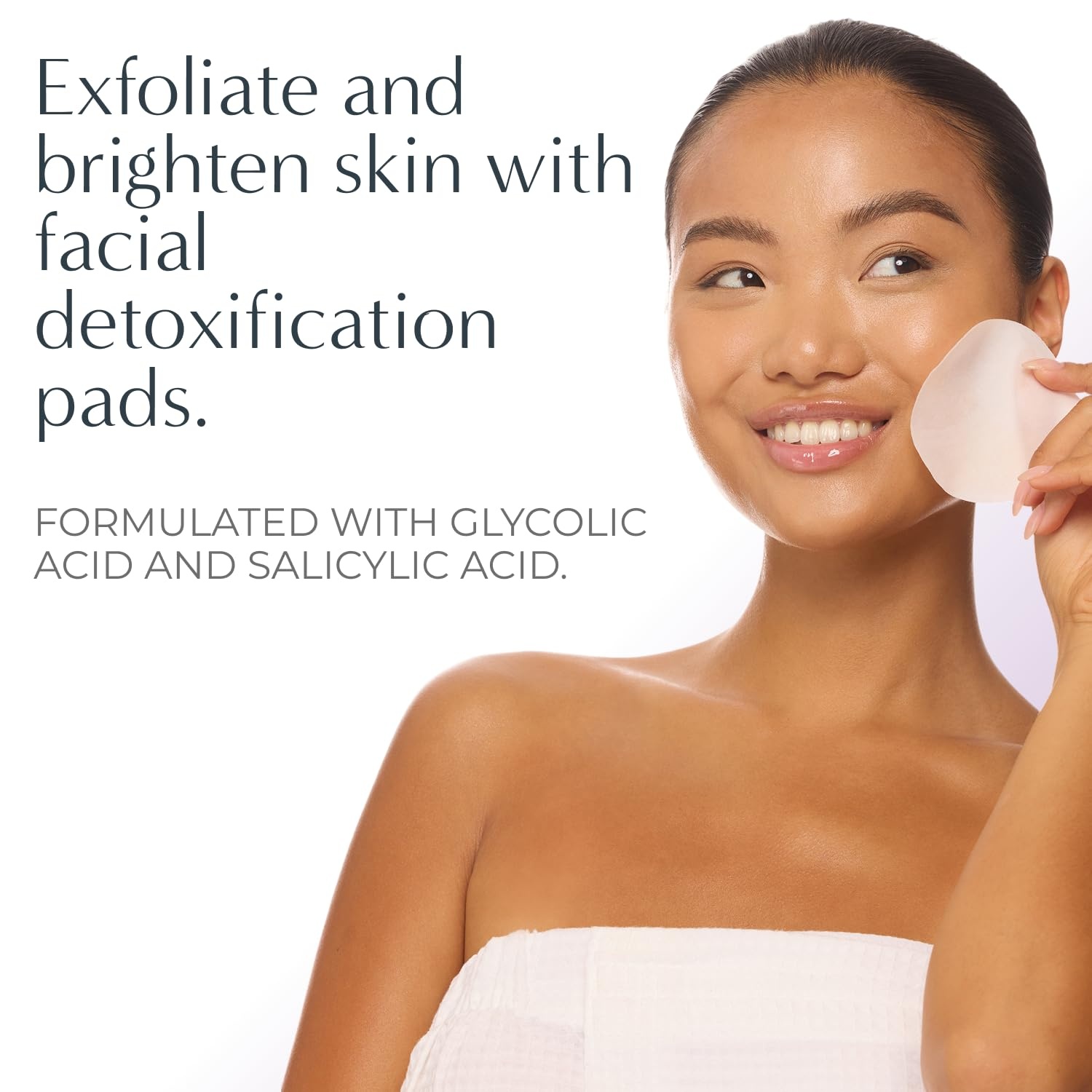image:imageNassifMD Exfoliating Detox Pads SurgeonCreated AHABHA Facial Pads for Deep Cleansing Smoother Texture amp Glowing Skin Reduces Pores Firms BrightensOriginal Formula Face Size