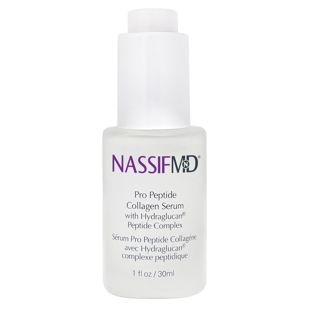 image:imageNassifMD Pro Peptide Collagen Serum Clinical Grade with Premium Ingredients for Hydrated Smooth Skin Lightweight FastAbsorbing AntiAging Formula for Softer Texture and Healthy Glow 1 oz