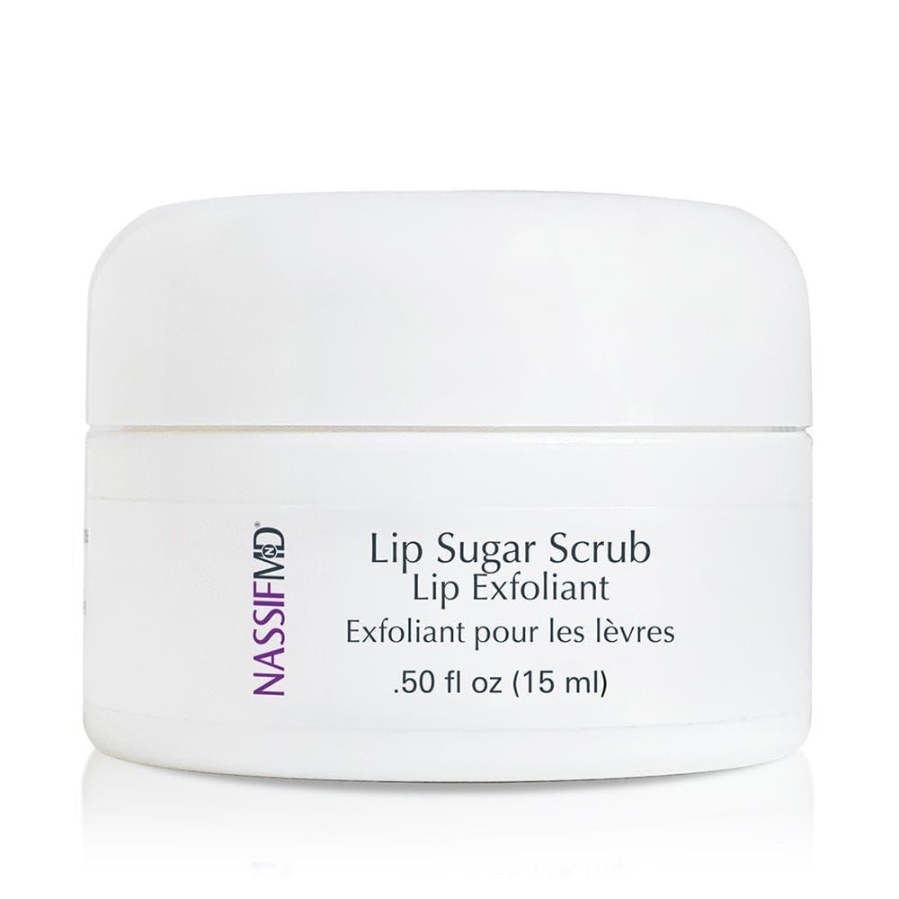image:imageNassifMD Vanilla Lip Sugar Scrub Moisturizer and Exfoliator Vanilla Lip Scrub Exfoliating Lip Scrub with Jojoba Oil 050 oz