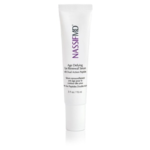 image:imageNASSIFMD Age Defying Eye Renewal Serum  DualAction Peptide Brightening for Wrinkles Puffiness amp Dark Circles