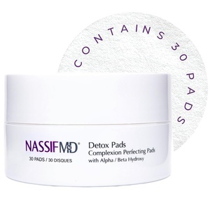 image:imageNassifMD Exfoliating Detox Pads  SurgeonCreated AHABHA Facial Pads for Deep Cleansing Smoother Texture amp Glowing Skin  Reduces Pores Firms BrightensOriginal Formula Face Size